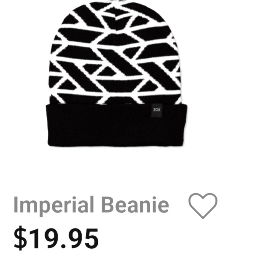 ZOX COLLECTIBLE WINTER IMPERIAL KNIT BEANIE New